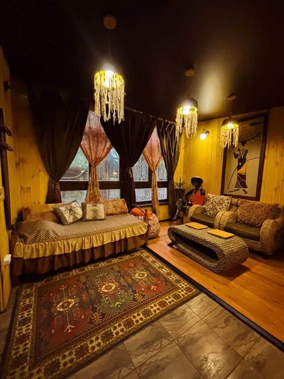 Дачный дом у моря в африканском стиле