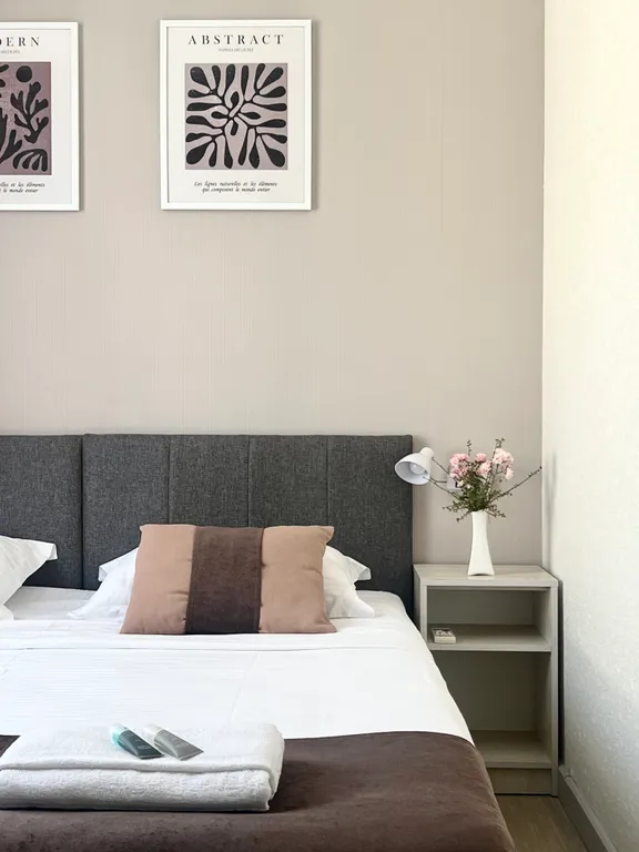 Квартира Квартира Уютный номер с 1 двуспальной или 2 раздельными кроватями — Сириус