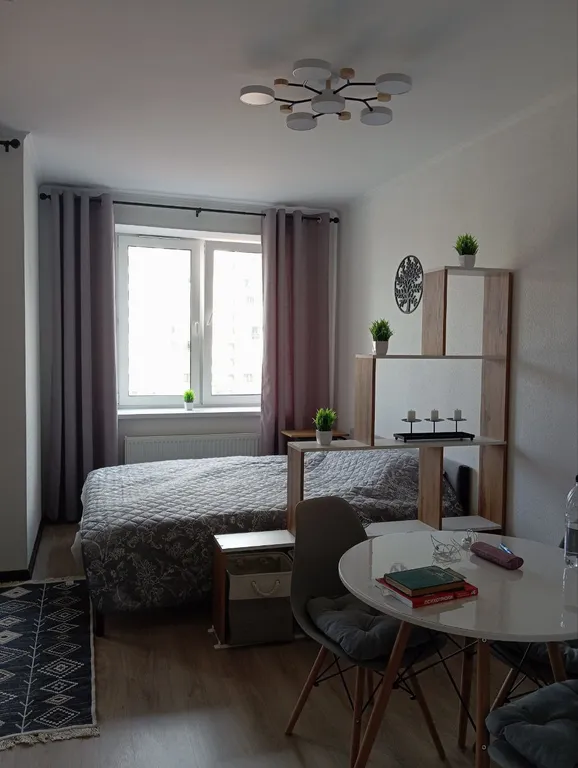 Квартира Квартира Уютная и стильная светлая новая студия на ул. Тихая — Бугры