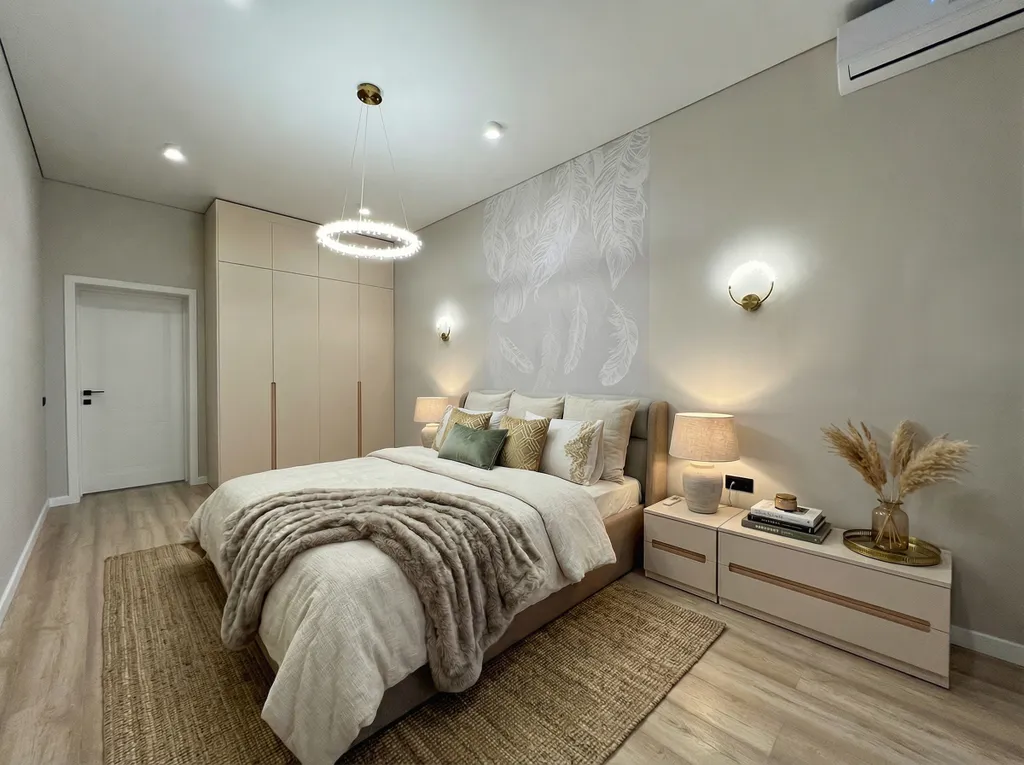 Просторные, стильные апартаменты с видом на горы