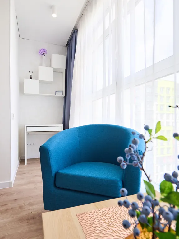 Уютная студия с панорамным видом в самом модном районе Минск Мир