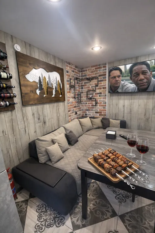 Современный домик с баней, чаном и беседкой