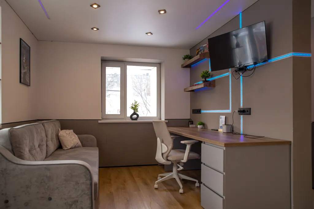 Стильная современная квартира с умной Алисой