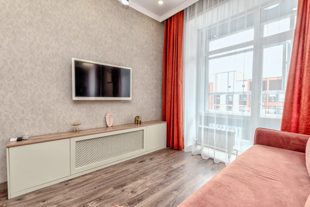 1-комнатная возле набережной в старом центре Астаны