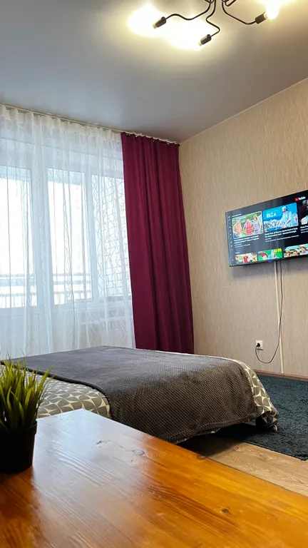 Уютная квартира возле парка на 15 этаже