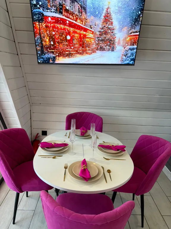 Домик в лесу с банным чаном