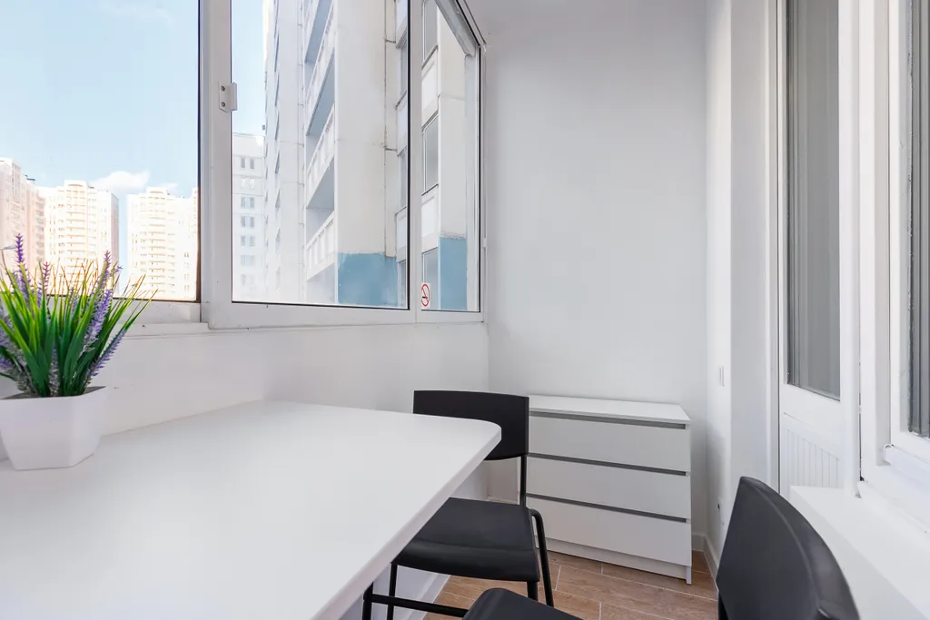 Студия с реальным евро ремонтом и балконом