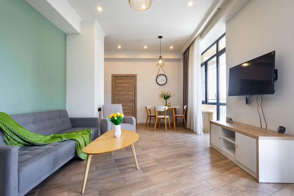 Красивая квартира в видом на город