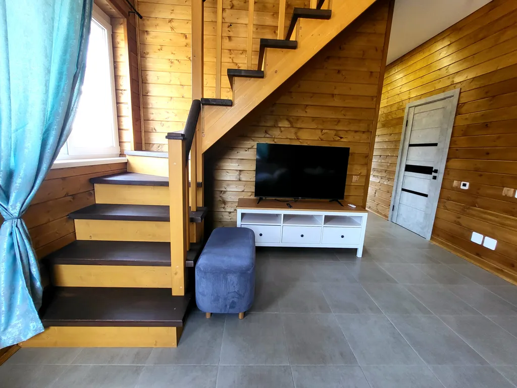 Коттедж Стильный новый дом 2025 г постройки с сауной в живописном месте — Волхов