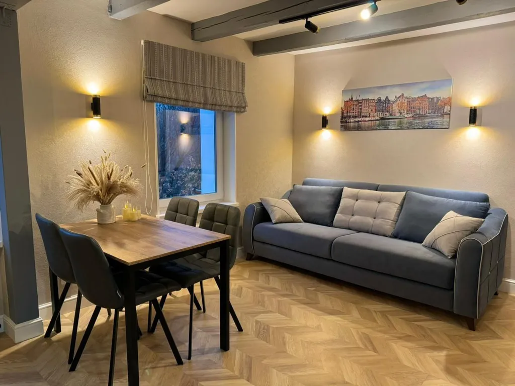 Квартира Атмосферная квартира рядом с морем и парком A&J Apartment — Зеленоградск