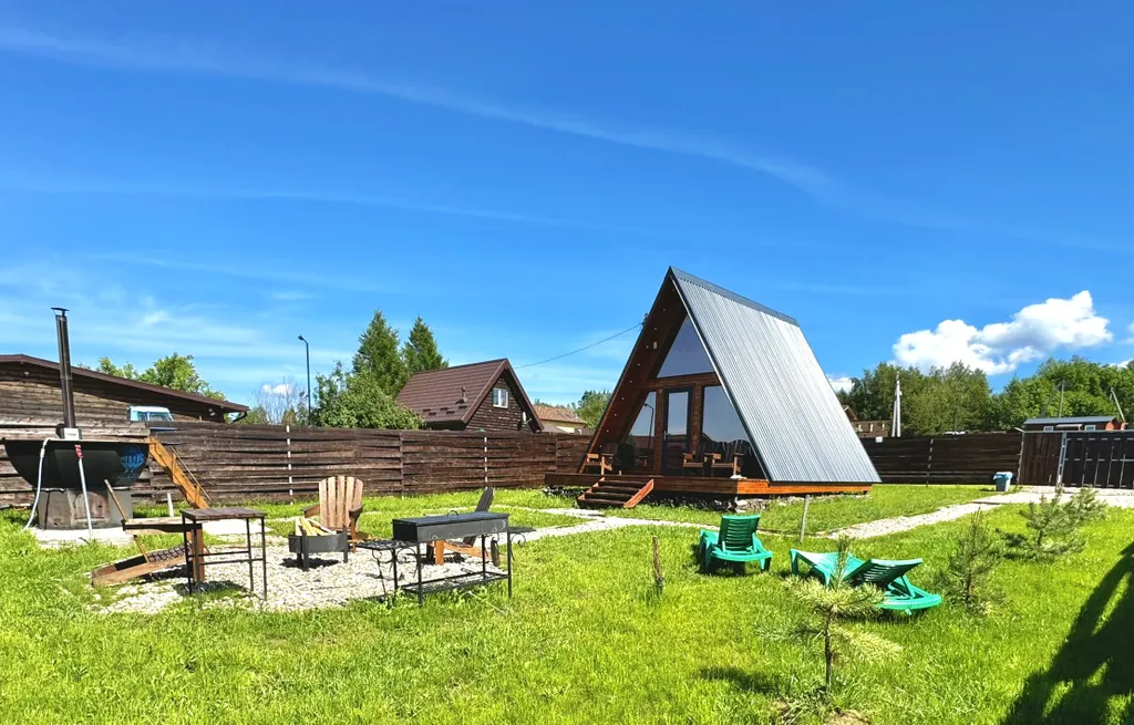 Коттедж Aframe white, Дом на берегу Рыбинского моря — аренда посуточно в Рыбинск