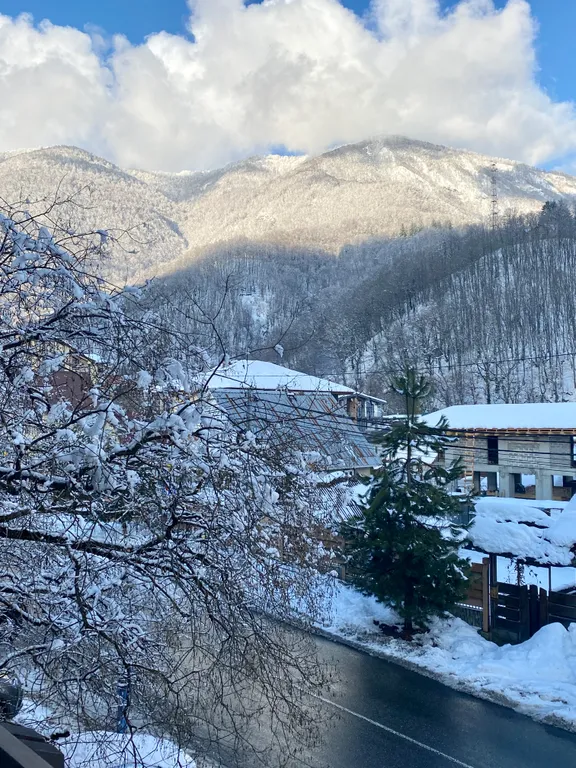 Квартира с большим балконом в горах