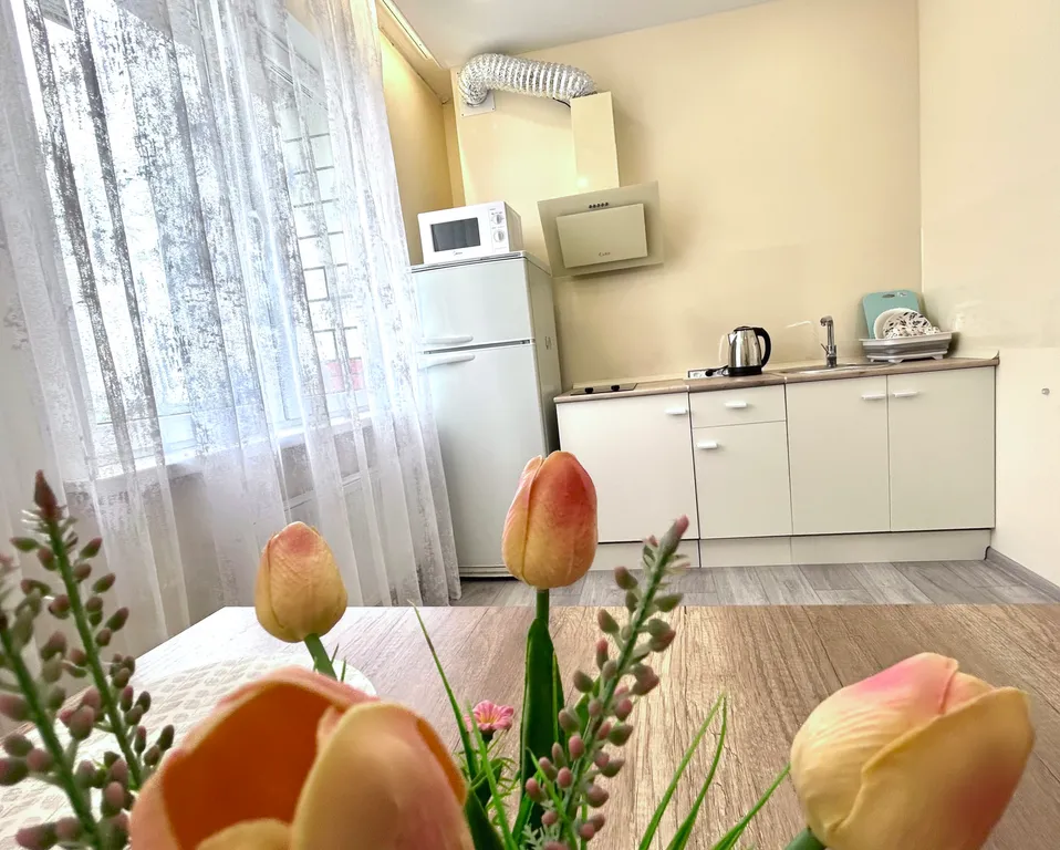 Уютная квартира на Солнечном бульваре с красивым видом из окна