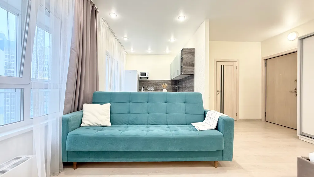 Квартира Hugge Place | Стильная студия у Аквапарка с Wi-Fi — Новосибирск