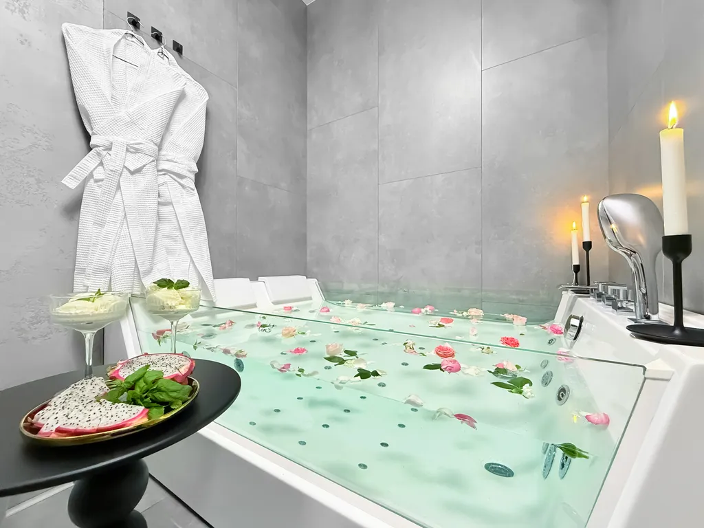 Эксклюзивный лофт с джакузи на двоих + tv