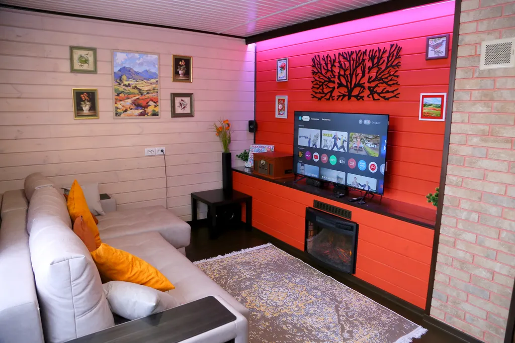 Уютный деревянный ЭКО-дом с русской баней на дровах