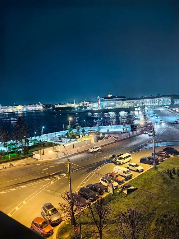 Шикарная квартира с видом на мосты и Эрмитаж, Санкт-Петербург