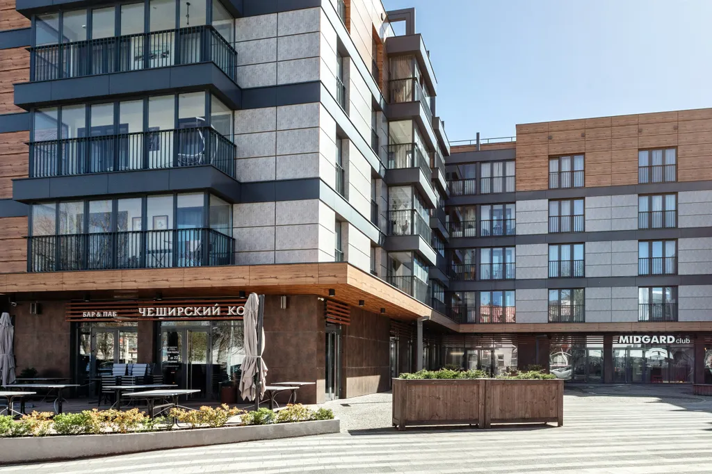 Апартаменты на первой линии "Променад"| 2–4 гостя ,балкон , паркинг