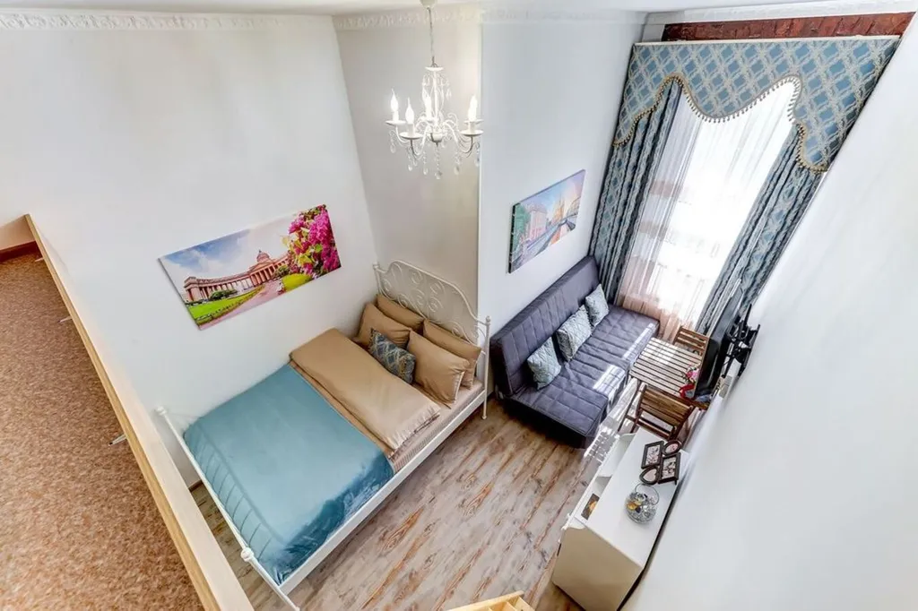 Квартира Квартира Двухуровневая студия вместительностью до 5 человек в центре Петербурга — Санкт-Петербург