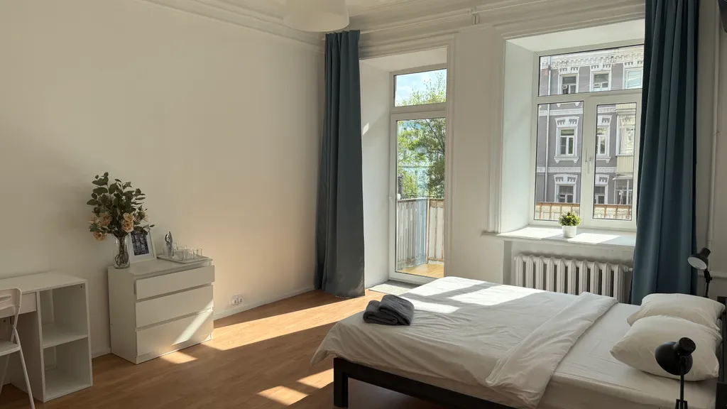 Квартира Светлая и уютная комната в скандинавском стиле у м. Парк Культуры — аренда посуточно в Москва