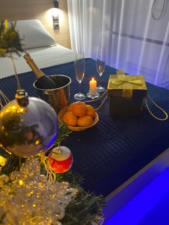 Квартира Двухместный люкс с парящей кроватью и балконом — аренда посуточно в Бердянск