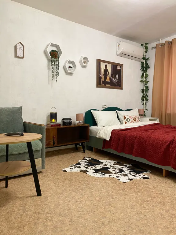 Просторная квартира с видом на город и парк