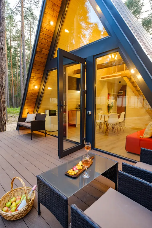 Дом 38m2 — чан, кухня, Wi-Fi