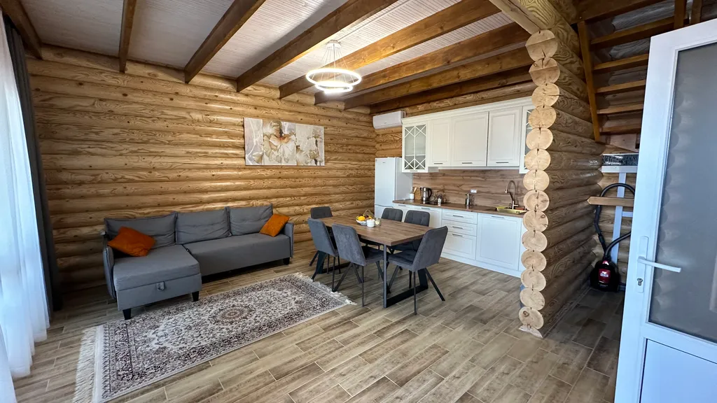 Дом из бруса со всеми удобствами и с парилкой