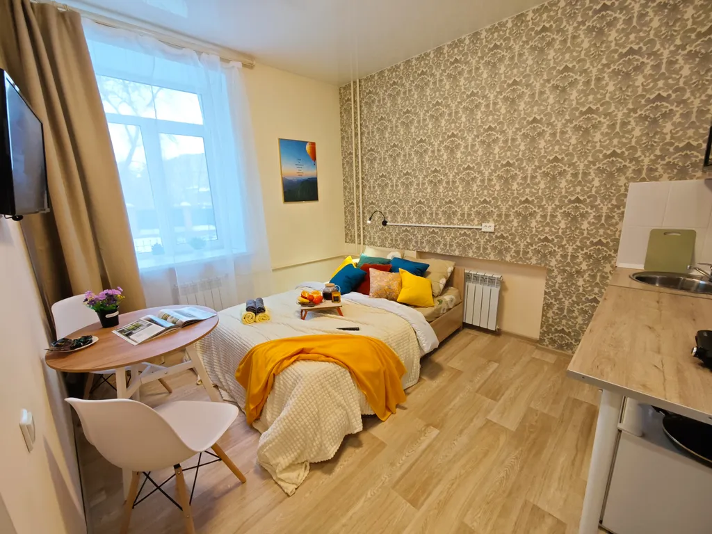 Двухместная студия для уютного проживания возле метро