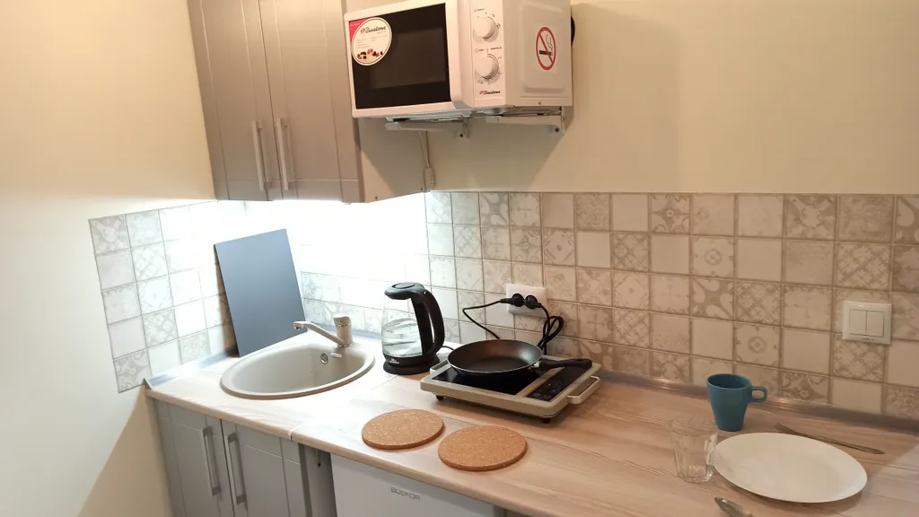 Уютная студия на двоих возле ЖД Вокзала