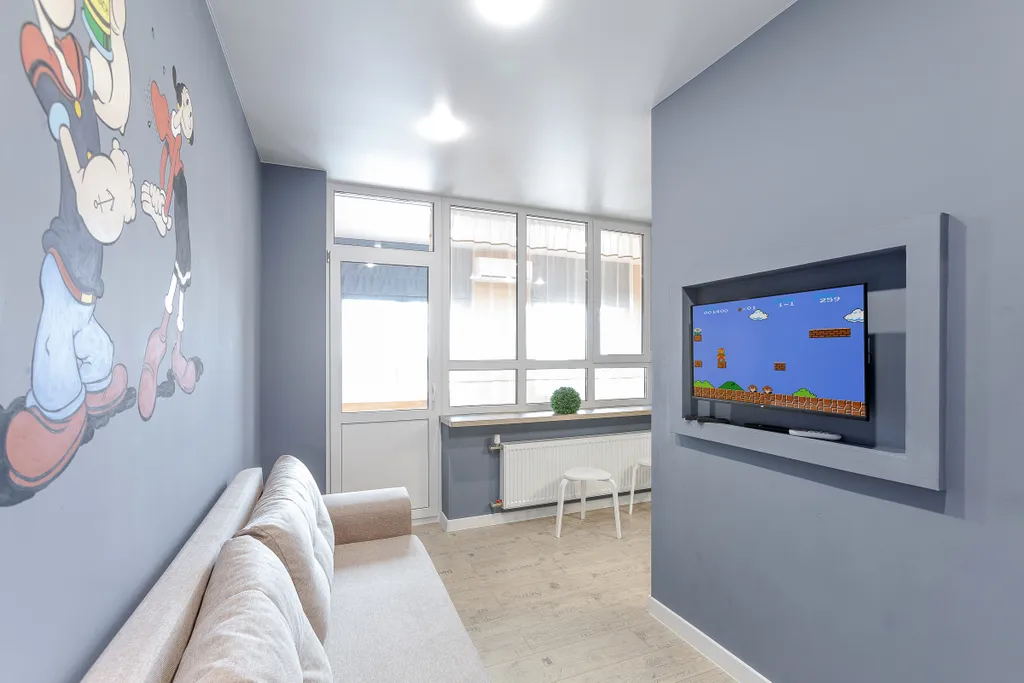 Апартаменты Папай и Оливия с игровой приставкой