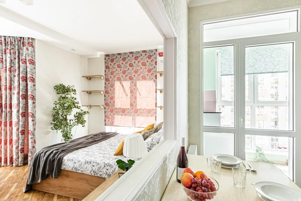 Квартира Квартира стиль и спокойствие, ортопедический матрас, smart tv и панорамное окно — Краснодар