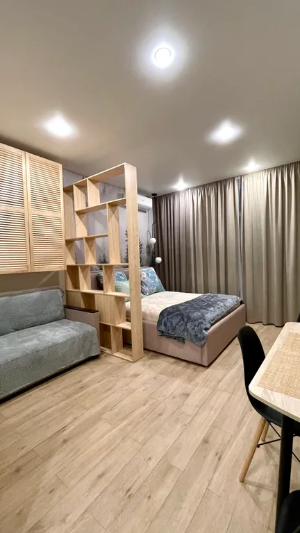 Дизайнерская видовая квартира с террасой и камином