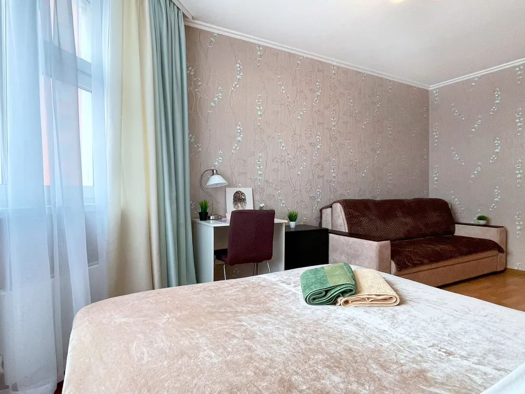 Просторная однокомнатная квартира до 4х гостей, с кондиционером