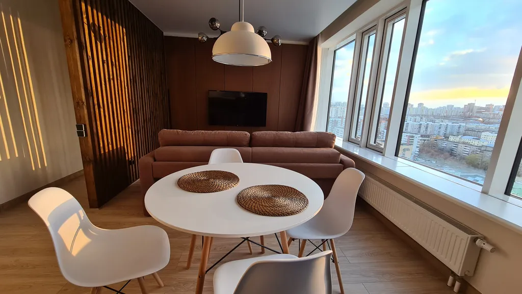 Апартамент на 20 этаже с видом на город