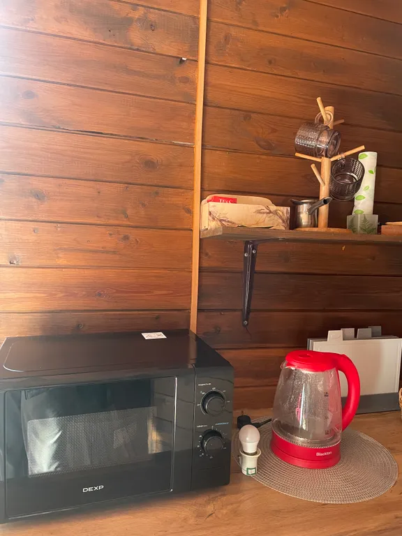 Домик-студия с видом на горы, на территории турбазы