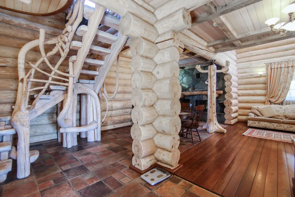 Шале с бассейном и видом на озеро