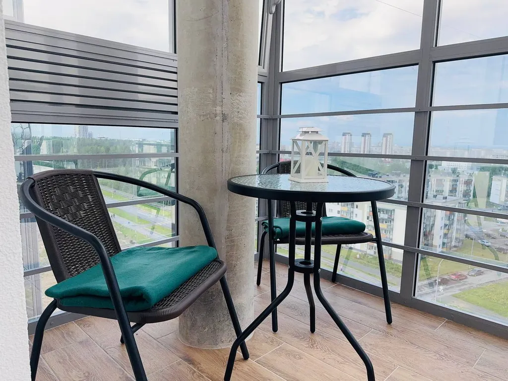 Уютная 1-комнатная квартира с прекрасным видом на город