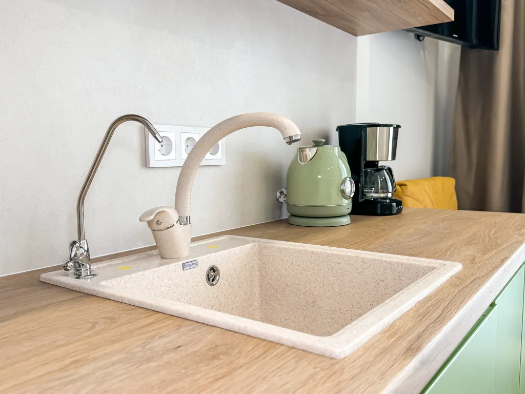 Уютная студия Мята с видом на горы