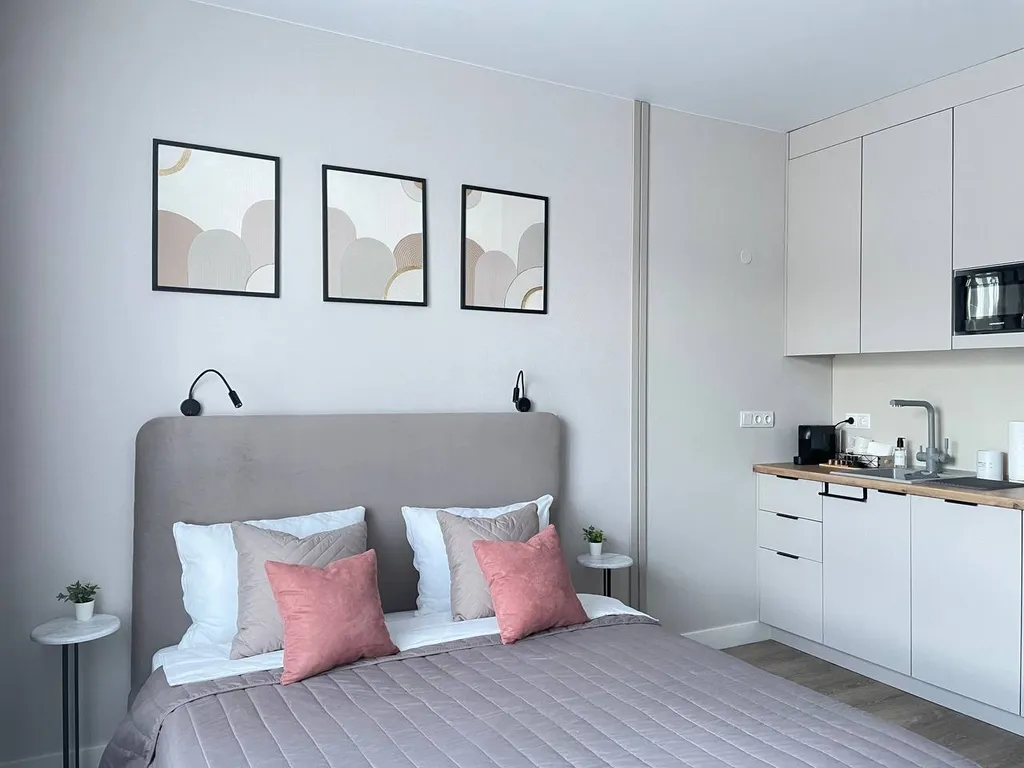 Апартаменты с видом на хвойный лес