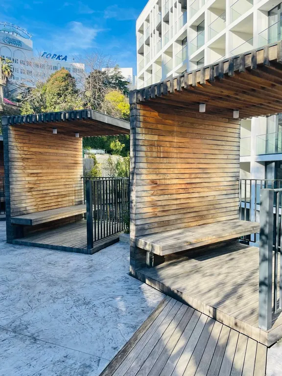 Квартира в Хосте с балконом и чудесным видом на море