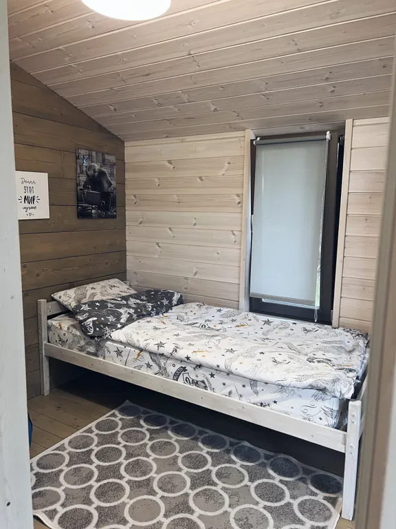 Коттедж Дубль дома с панорамными окнами на сосны — Семеновское