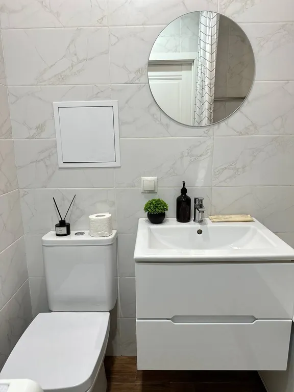 Квартира с кондиционером, видом на реку и удобным расположением