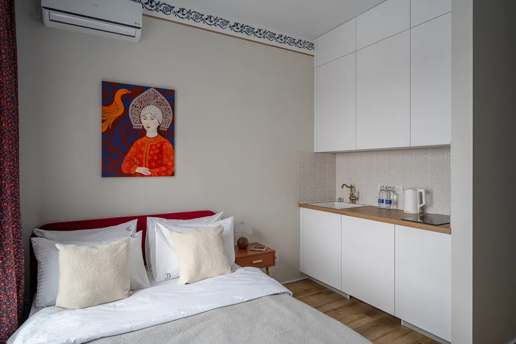 Квартира Квартира Апартамент в русском стиле в ЖК N’ice Loft — Москва