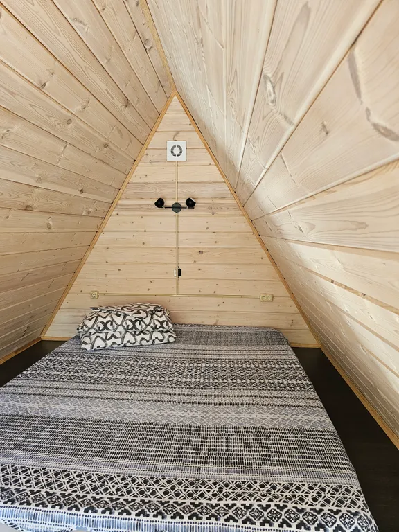 Дом-шалаш(один) с видом на лес