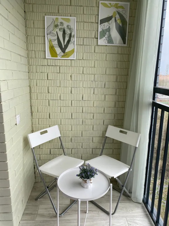 Новая квартира с видом на город