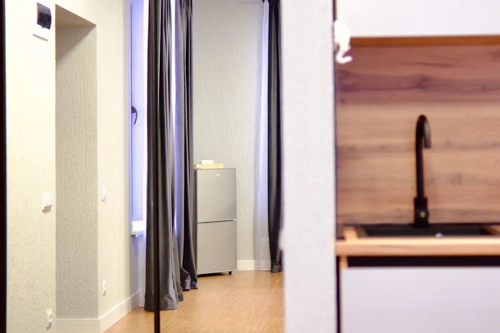 Студия с красивым видом