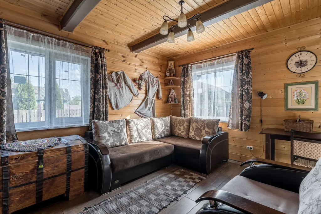 Коттедж Деревянный дом с русской печкой и сеновалом — отдых в Беловежской пуще — аренда посуточно в Каменюки