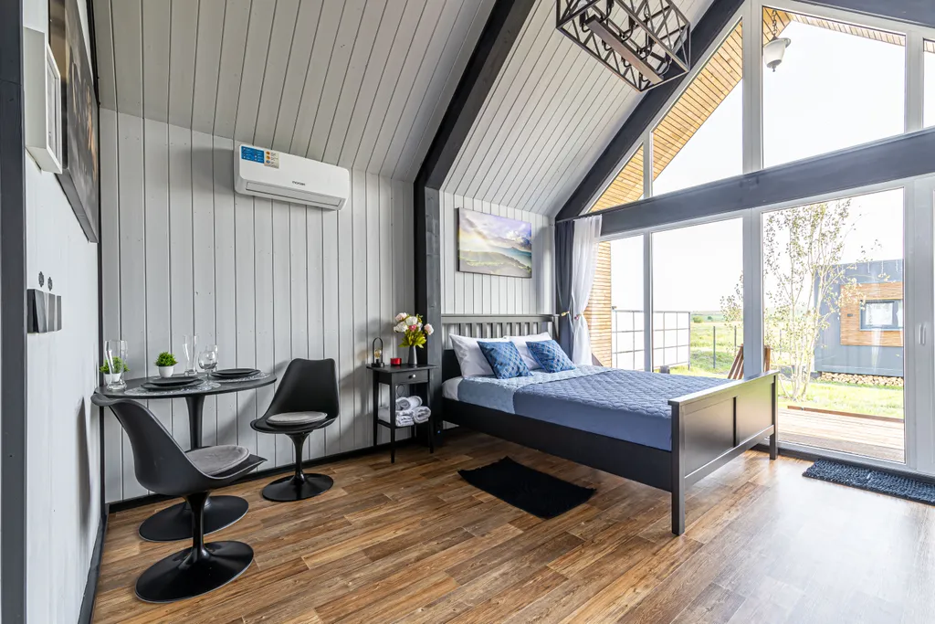 Коттедж Современный загородный дом в стиле барнхаус — Иннолово