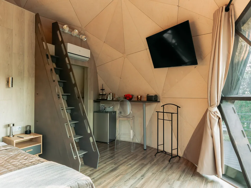 Домик модерн с сибирским чаном и завтраком